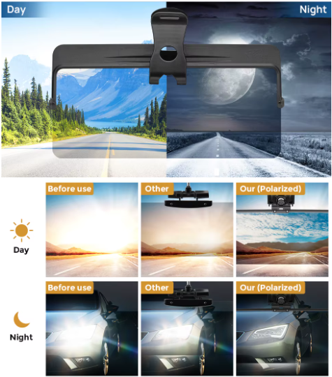 Polarized Car Sun Visor Extender