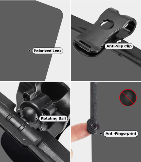 Polarized Car Sun Visor Extender